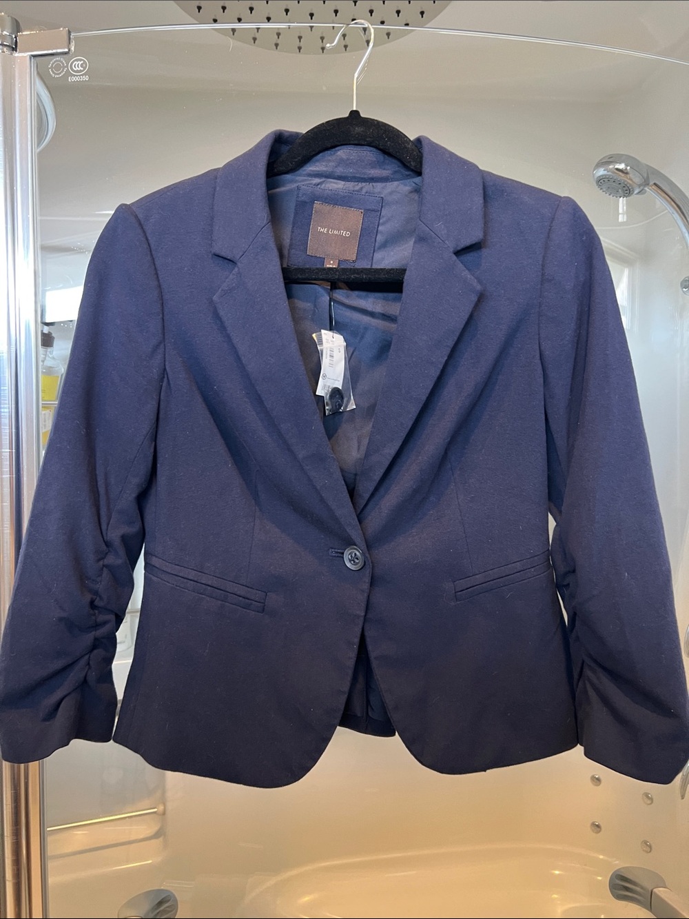 The Limited Women's Dark Navy Single-Button Blazer